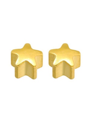 Golden Star Earrings