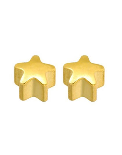 Golden Star Earrings