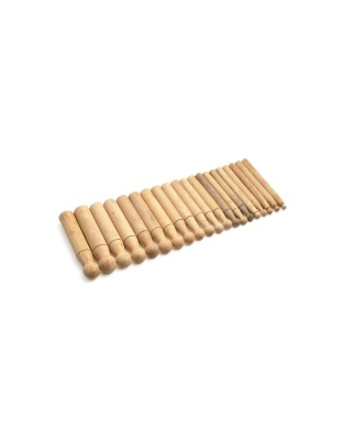 Set of 20 Wood Ball Punches