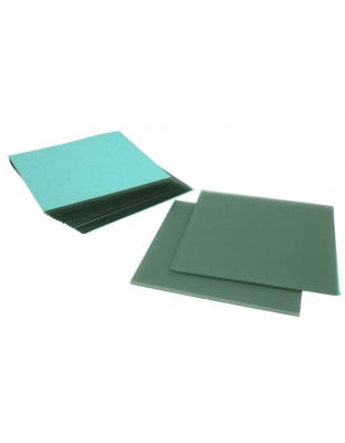 Folhas Cera Verde 100 x 100 mm