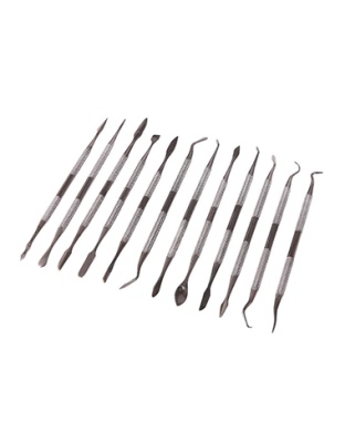 Set of 12 Wax Spatulas