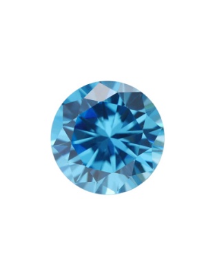 Synthetic Round Aquamarine