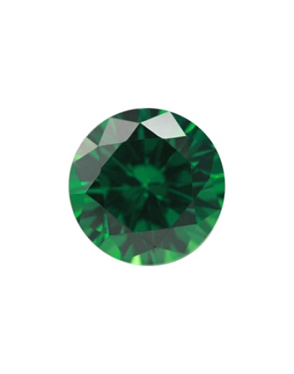 Round Synthetic Emerald