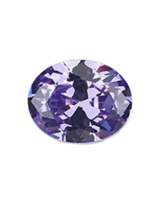 Oval Lavender Zirconia