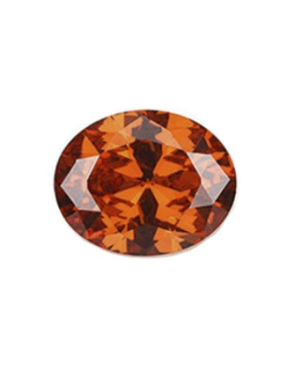 Oval Orange Zirconia