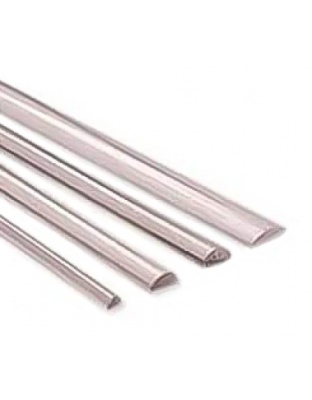 Half Round Silver Wire 925