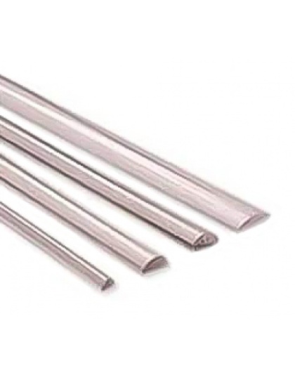 Half Round Silver Wire 925