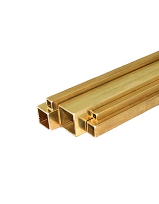 Brass Square Tube 500 mm