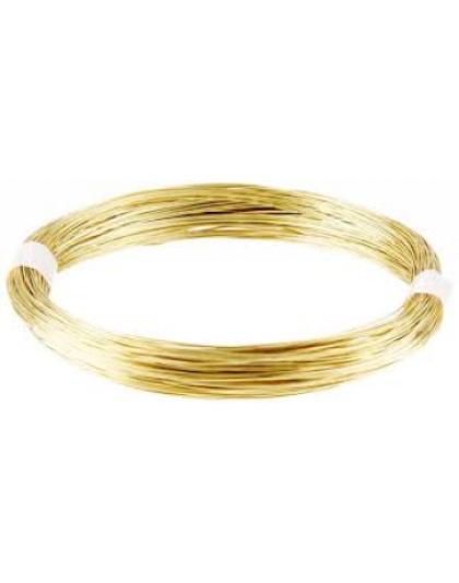 Round Brass Wire 0.8mm 6m