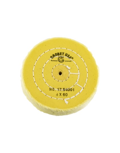 Grobet Yellow Cotton Wheel 100/60