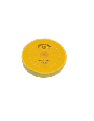 Grobet Yellow Cotton Buffing Wheel 125/60