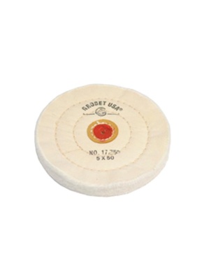 Grobet White Cotton Wheel 125/50