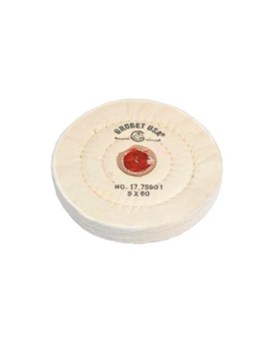 Grobet White Cotton Wheel 125/60