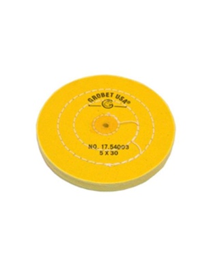Grobet Yellow Cotton Wheel 125/30