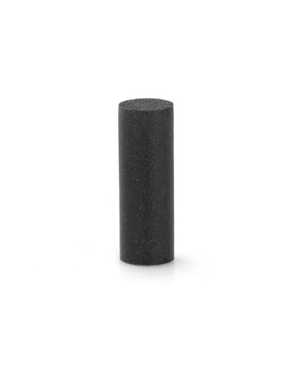 Cilindro Silicone Preto 6x24 mm MÃƒÂ©dio