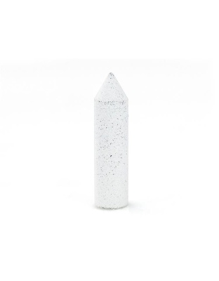 Ponta Silicone Branco 6x24 mm Grosso