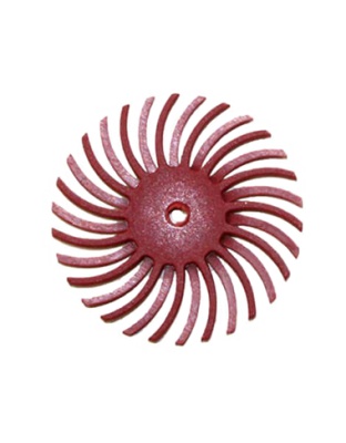 Red Bristle Disc Grit 220