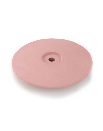 Pink Silicone Lentil 22x4 mm Extra Fine