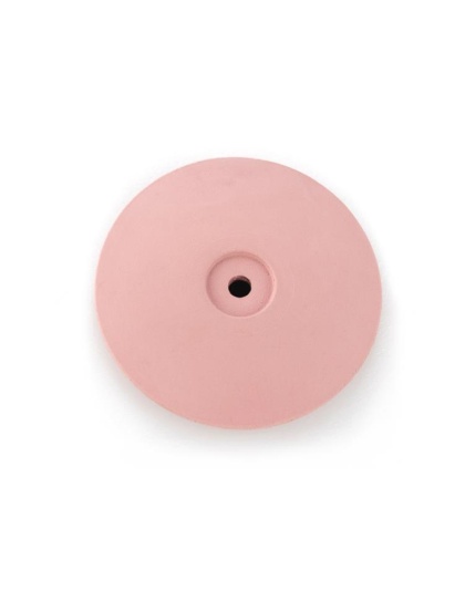 Pink Silicone Lentil 22x4 mm Extra Fine