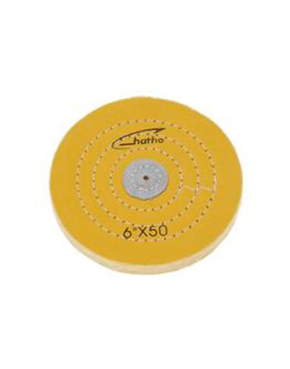 Yellow Cotton Disc 150x15 mm