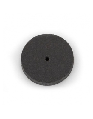 Black Silicone Disc 16 mm Medium