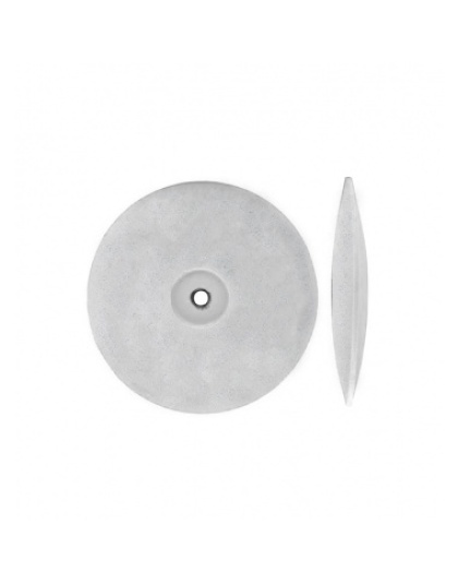 Lentilha Silicone 15 mm Branco Grosso