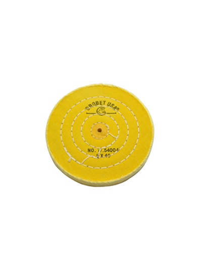 Roda AlgodÃƒÂ£o Amarelo Grobet 125/40