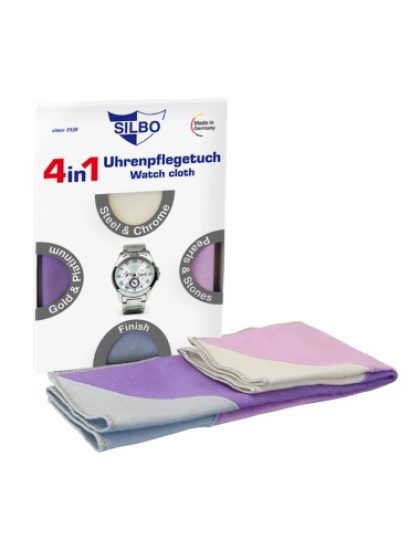 Pano Silbo 4 em 1 Watch Care Cloth