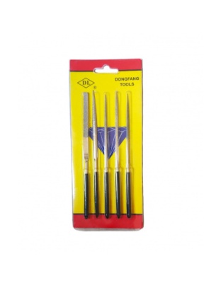 Set 5 Diamond Needle Files 140 mm