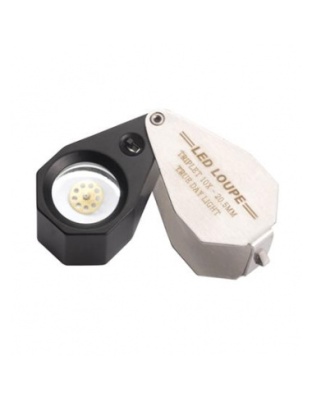 10X TripletBlack Magnifier 6 LEDS