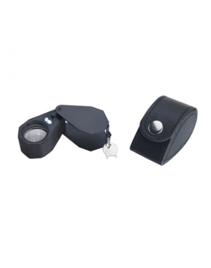 10X Black Magnifier with LED Light
