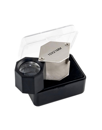 Lupa Hexagonal 21mm 10x