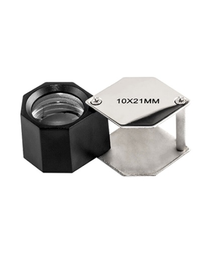 Lupa Hexagonal 21mm 10x