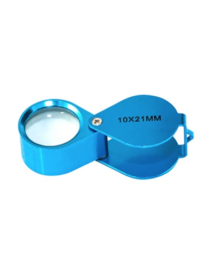 Lupa 10x Azul 21 mm