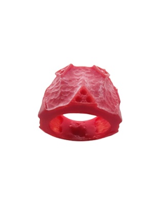 Ring With Triangles and Stones
