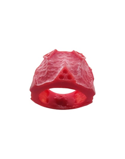 Ring With Triangles and Stones