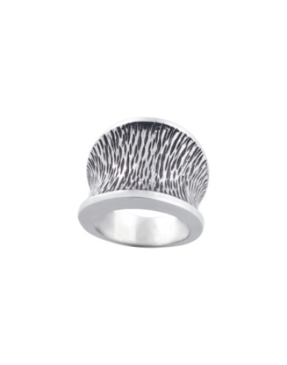 Scratched Concave Ring