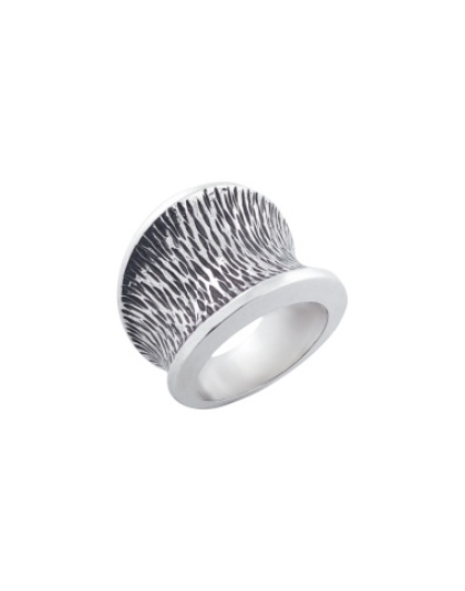 Scratched Concave Ring