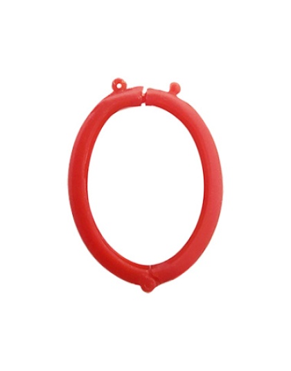 Fecho Colar Oval Liso MÃƒÂ©dio