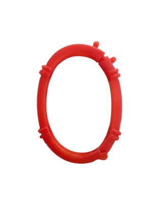 Fecho Colar Oval 2 Riscos