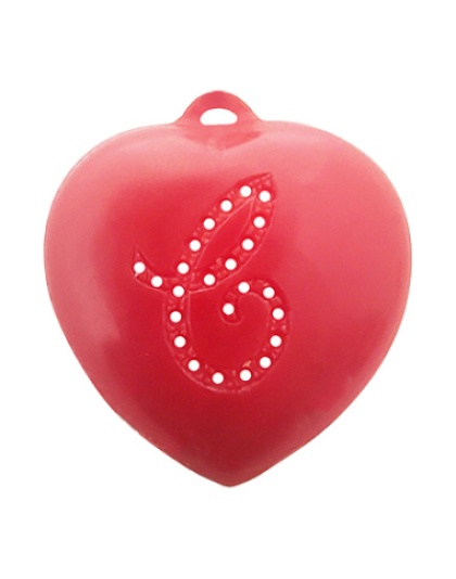 Heart Letter C with Stones
