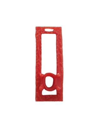 Medalha Retangular Pedra