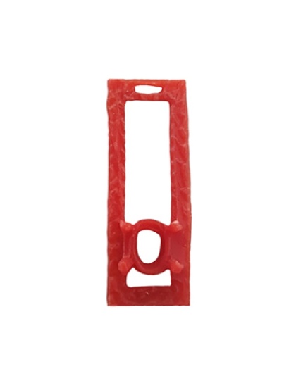 Medalha Retangular Pedra