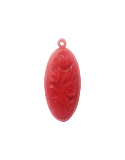 Medalha Oval Flores