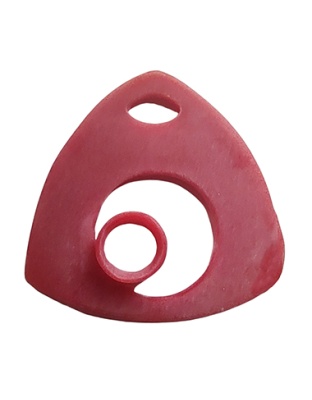 Medalha Triangular com Pedra