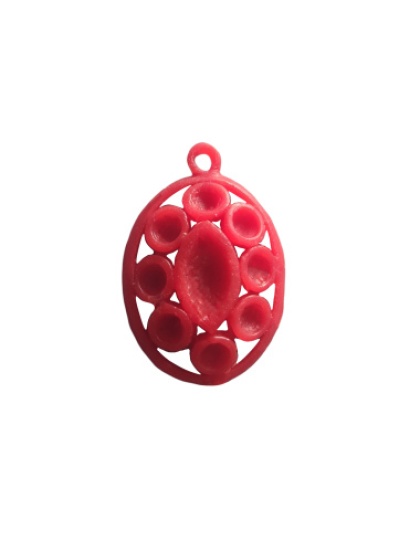 Medalha Oval Pedras