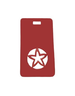 Rectangular Pendant with Star