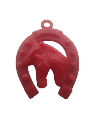 Horseshoe with Horse Heads