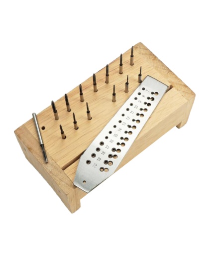 Thread Cutting Set 0.7-2 mm with Stand