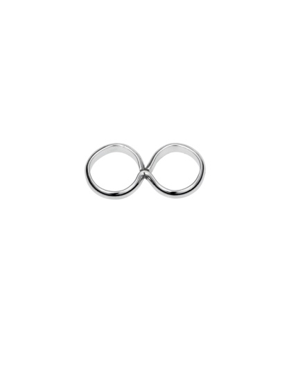 Double Ring 13.3 x 6.6 mm - Wire 1.7 x 0.8 mm